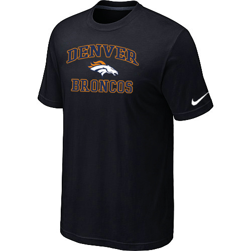 Nike Denver Broncos Heart & Soul NFL T-Shirt - Black